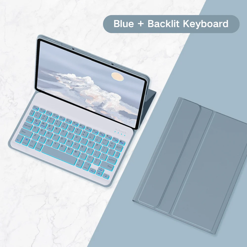 Lenovo Idea Tab 11” 2025 (TB336FU/TB336ZU) - Detachable Magnetic Bluetooth Keyboard Case With Backlight and Mouse - Image 14