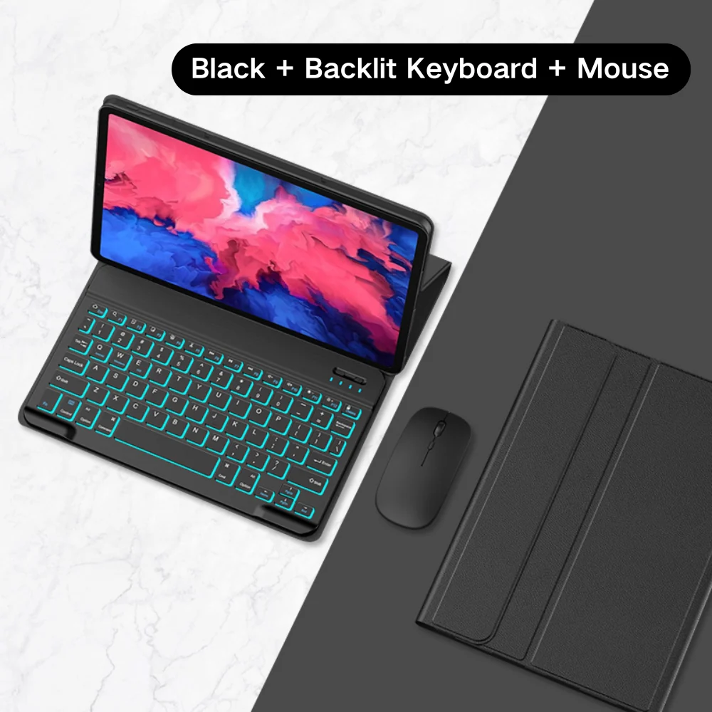 Lenovo Idea Tab 11” 2025 (TB336FU/TB336ZU) - Detachable Magnetic Bluetooth Keyboard Case With Backlight and Mouse - Image 24