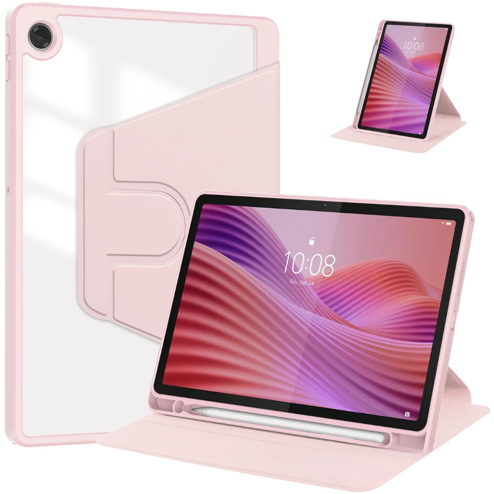 Lenovo Idea Tab 11” 2025 (TB336FU/TB336ZU) - Silicone 360-Degree Rotating Smart Sleep Drop-Proof Case - Image 9