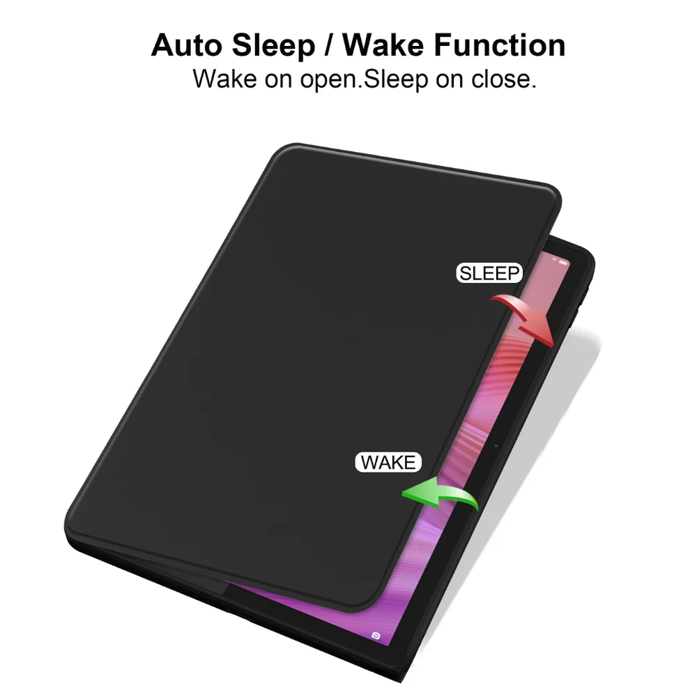 Lenovo Idea Tab 11” 2025 (TB336FU/TB336ZU) - Silicone 360-Degree Rotating Smart Sleep Drop-Proof Case - Image 3