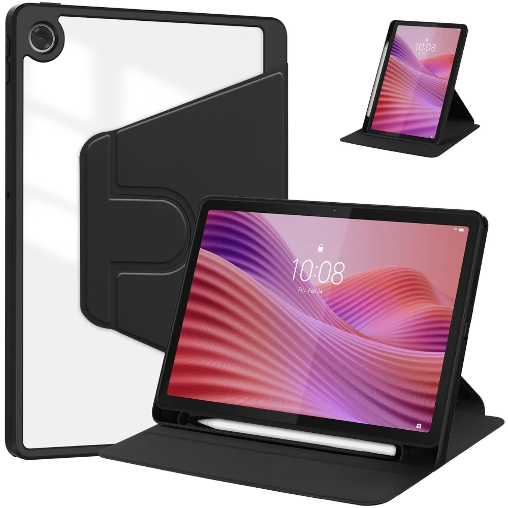 Lenovo Idea Tab 11” 2025 (TB336FU/TB336ZU) - Silicone 360-Degree Rotating Smart Sleep Drop-Proof Case - Image 7