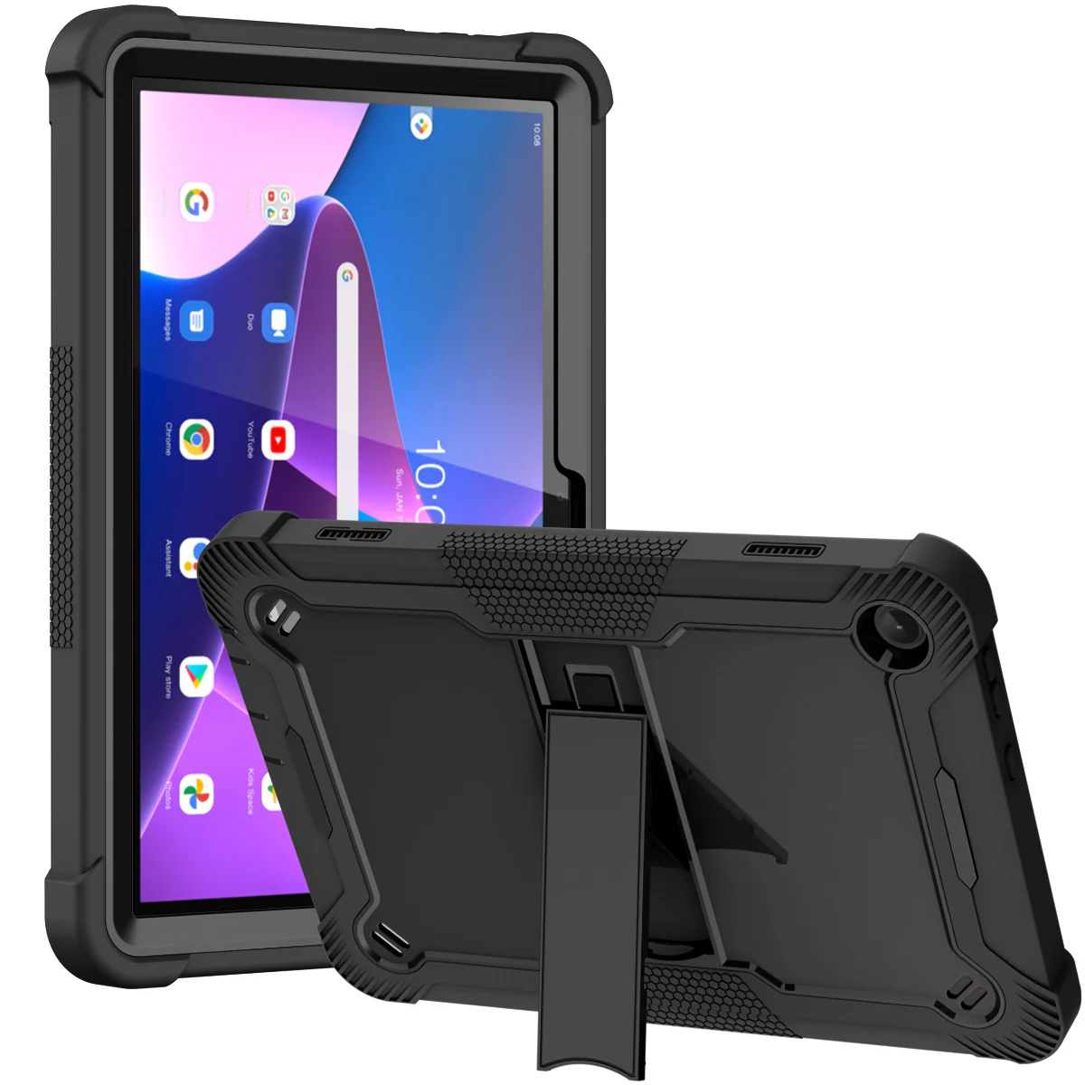 Lenovo Tab M10 Plus (3rd Gen) 10.6" inch 2022 - Invisible Stand Heavy Duty Series Case - Image 5