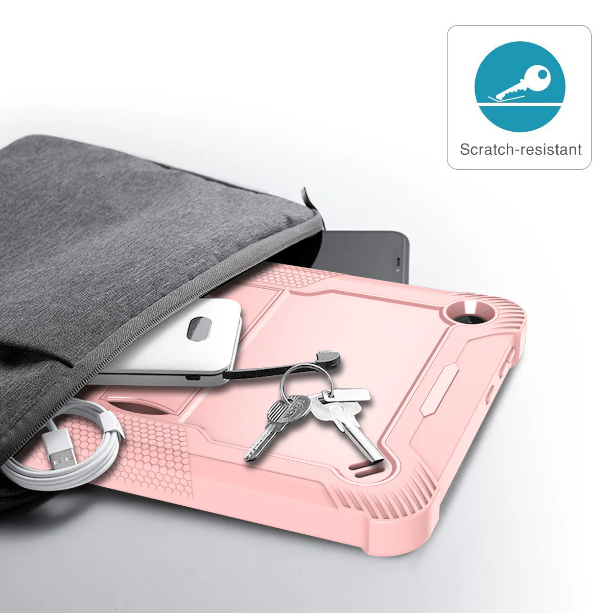 Lenovo Tab M10 Plus (3rd Gen) 10.6" inch 2022 - Invisible Stand Heavy Duty Series Case - Image 8