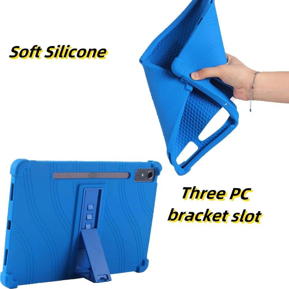 Lenovo Tab K11 Plus 11.45" 2024 (TB352FU/XU) - Soft Silicone Stand Heavy Duty Series Case - Image 10
