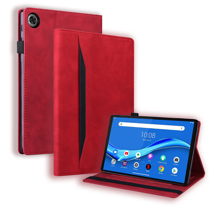 Lenovo Tab M10 HD Gen 2 10.1" inch 2020 (TB-X306X/TB-X306F) - Business Silicone Leather Stand Case - Image 4