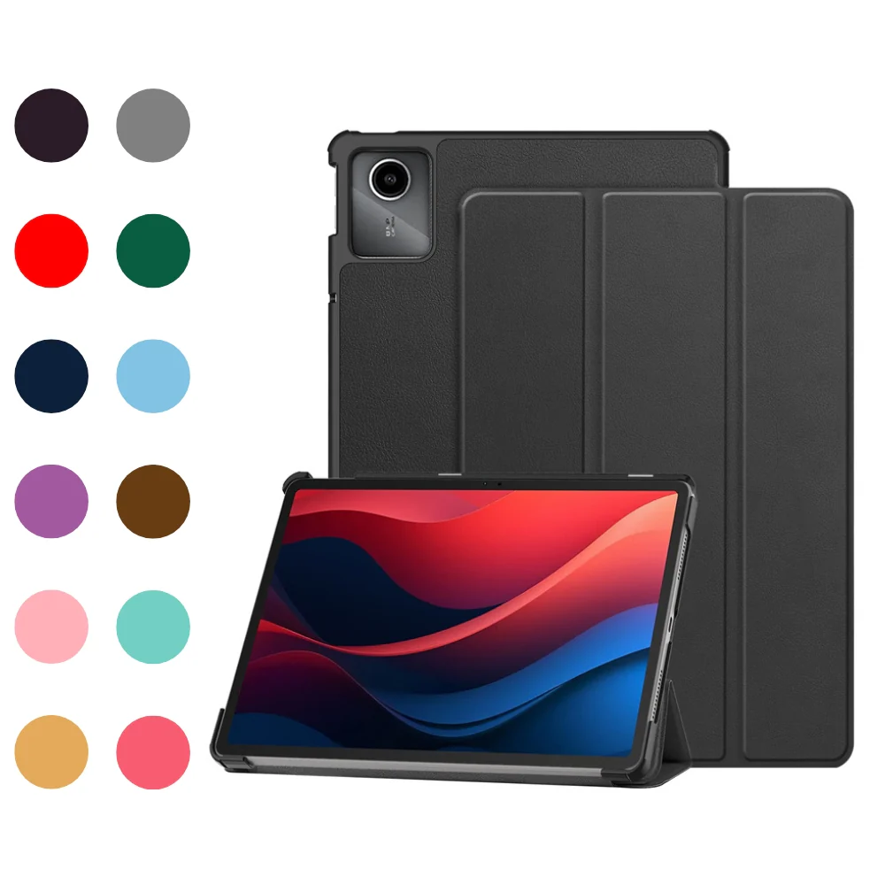 Lenovo Tab M8 (HD/FHD) 8.0" inch - Silicone Triple-fold Intelligent Sleep Stand Series Case - Image 2
