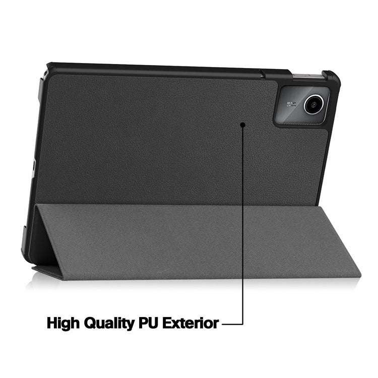 Lenovo Tab M8 (HD/FHD) 8.0" inch - Silicone Triple-fold Intelligent Sleep Stand Series Case - Image 4