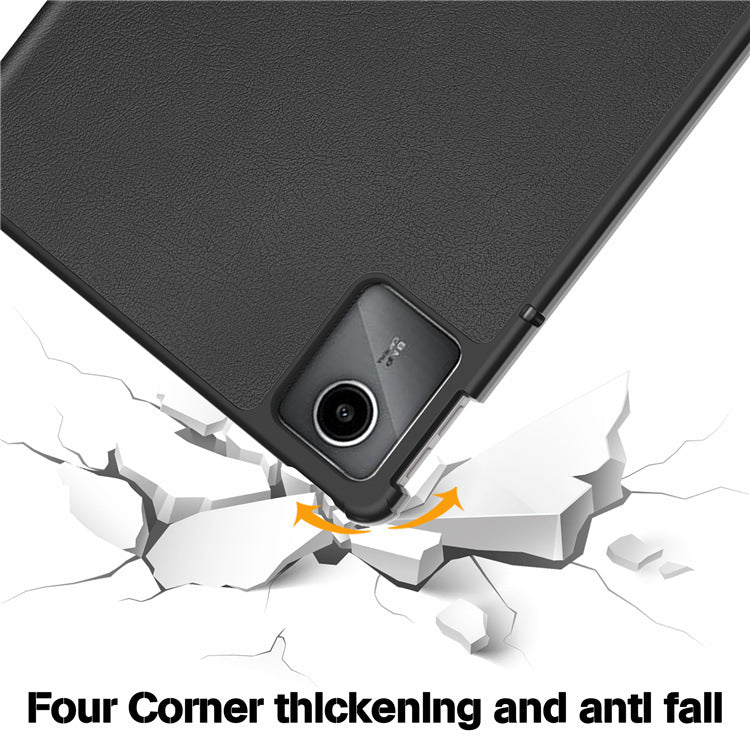 Lenovo Tab M8 (HD/FHD) 8.0" inch - Silicone Triple-fold Intelligent Sleep Stand Series Case - Image 5