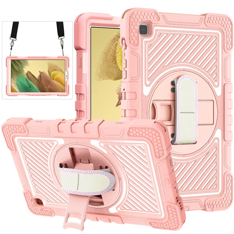 Lenovo Tab M10 HD Gen 2 10.1" inch 2020 (TB-X306X/TB-X306F) - Silicone Drop Proof Heavy Duty Series Case With 360-Degree Rotating Stand - Image 4