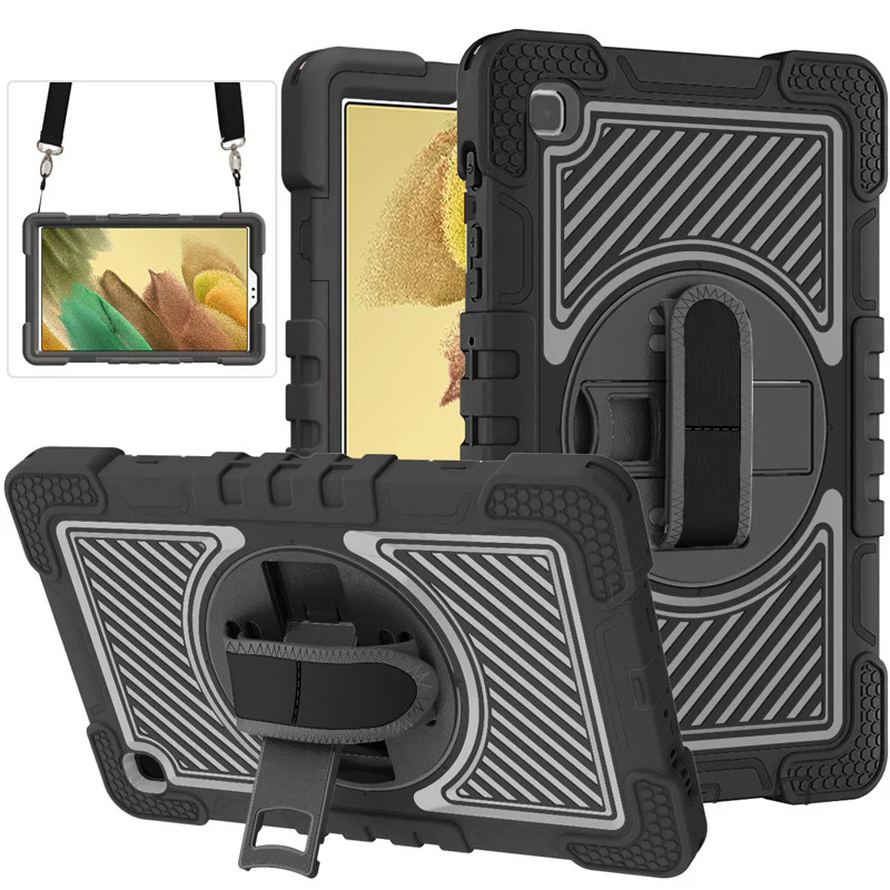 Lenovo Tab M10 HD Gen 2 10.1" inch 2020 (TB-X306X/TB-X306F) - Silicone Drop Proof Heavy Duty Series Case With 360-Degree Rotating Stand - Image 6