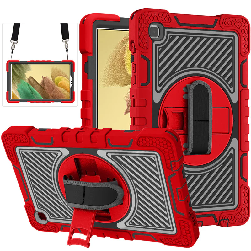 Lenovo Tab M10 HD Gen 2 10.1" inch 2020 (TB-X306X/TB-X306F) - Silicone Drop Proof Heavy Duty Series Case With 360-Degree Rotating Stand - Image 7
