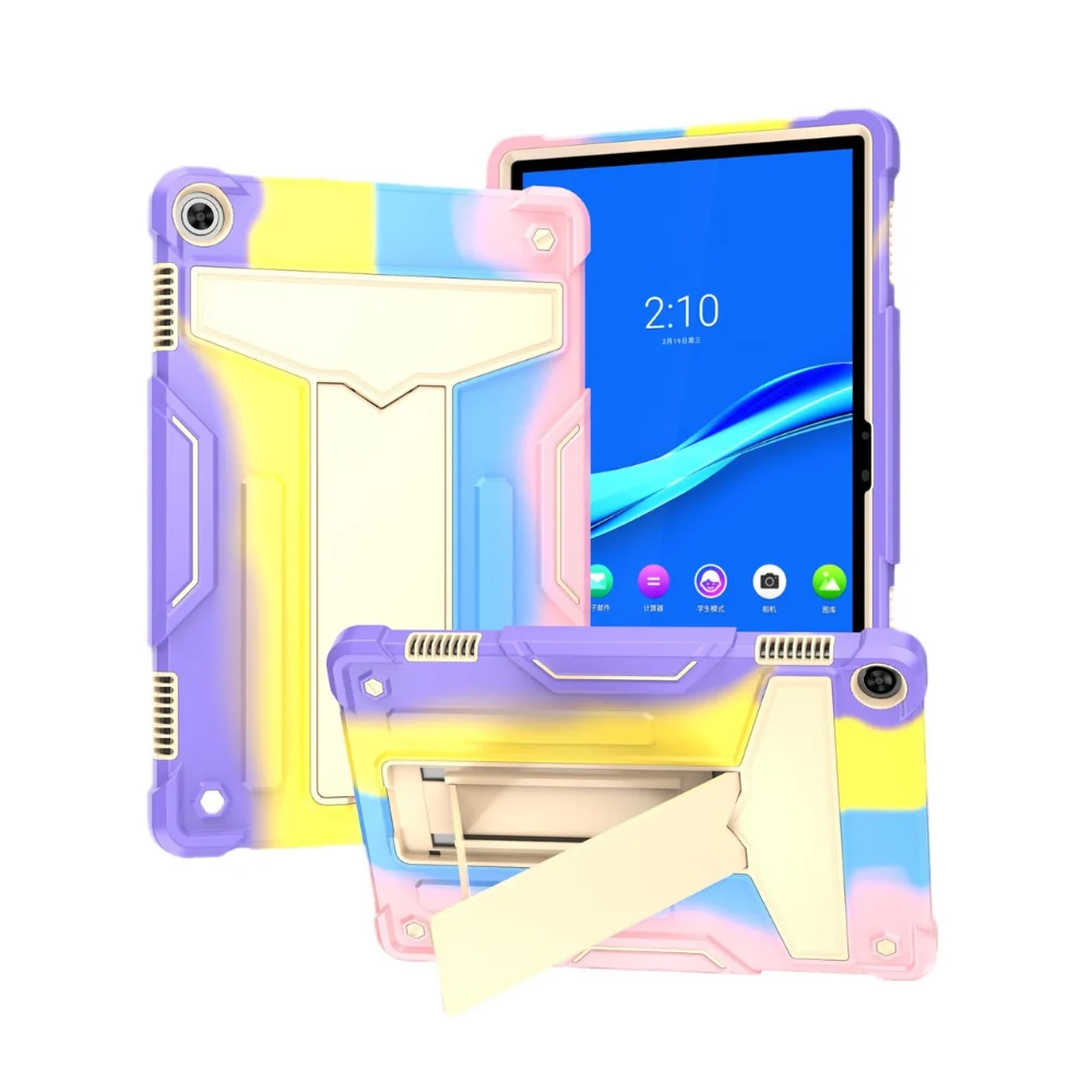Lenovo M10 FHD REL 10.1" 2020 (TB-X605) - Color-blocked T-shaped Stand Heavy Duty Series Case - Image 16