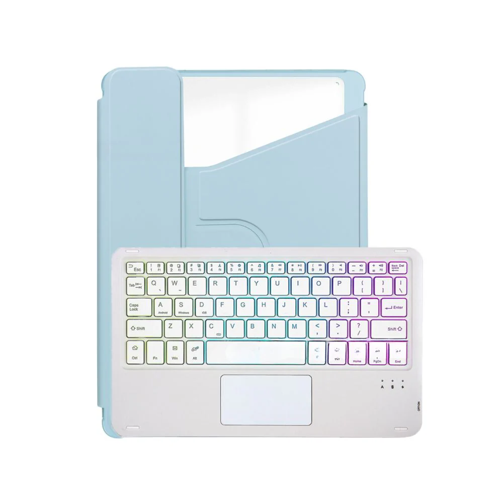 Lenovo Tab M11 11.0" 2024 (TB-330XU/330FU) - Detachable Wireless Touchpad Keyboard Case With RGB Backlight - Image 13