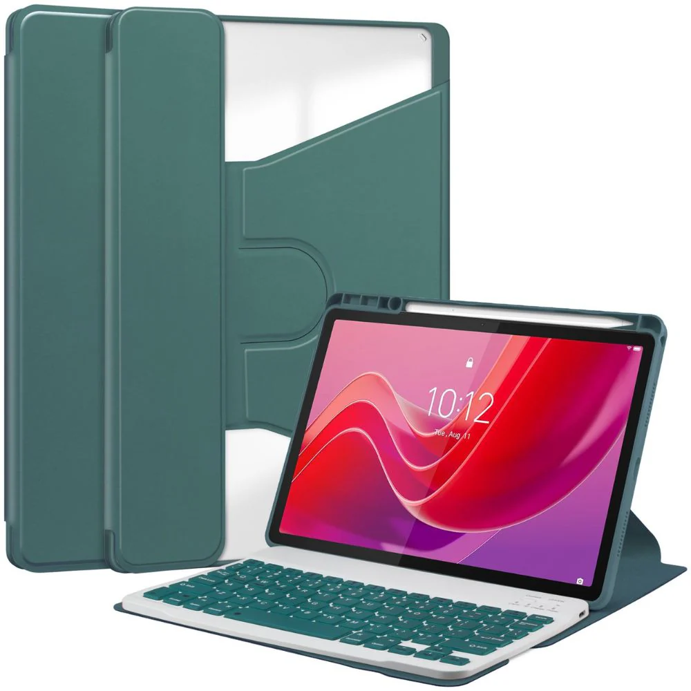 Lenovo Tab M11 11.0" 2024 (TB-330XU/330FU) - Detachable Wireless Touchpad Keyboard Case With RGB Backlight - Image 14