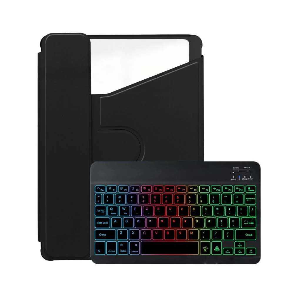 Lenovo Tab M11 11.0" 2024 (TB-330XU/330FU) - Detachable Wireless Touchpad Keyboard Case With RGB Backlight - Image 5