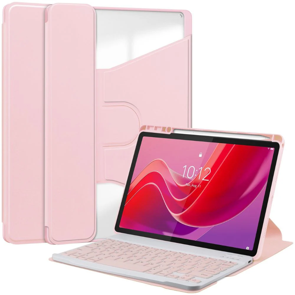 Lenovo Tab M11 11.0" 2024 (TB-330XU/330FU) - Detachable Wireless Touchpad Keyboard Case With RGB Backlight - Image 6