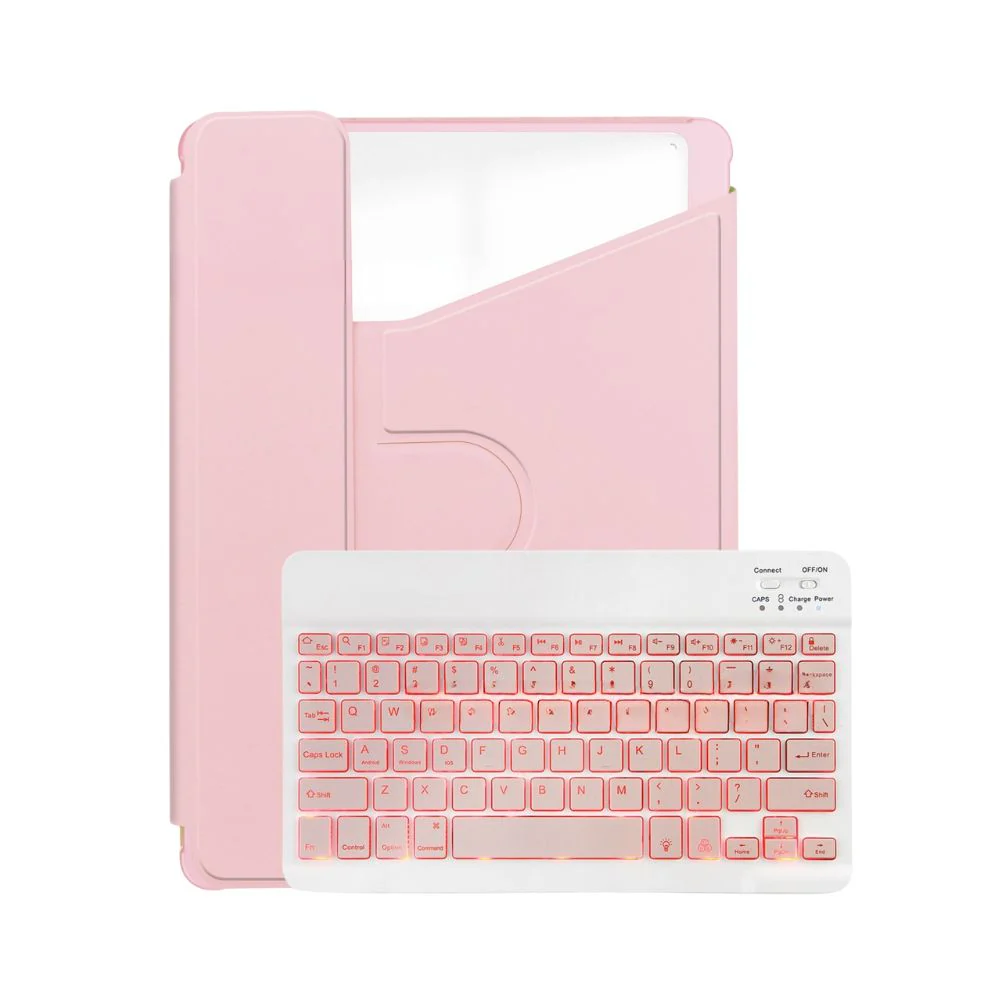Lenovo Tab M11 11.0" 2024 (TB-330XU/330FU) - Detachable Wireless Touchpad Keyboard Case With RGB Backlight - Image 7