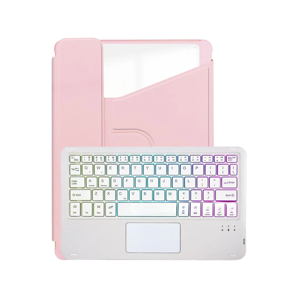 Lenovo Tab M11 11.0" 2024 (TB-330XU/330FU) - Detachable Wireless Touchpad Keyboard Case With RGB Backlight - Image 9