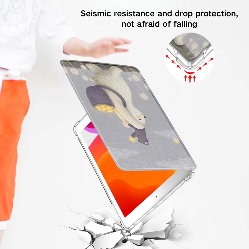Lenovo Tab M11 11.0" 2024 (TB-330XU/330FU) - Kids Cartoon Airbag Silicone Shockproof Soft Case - Image 10
