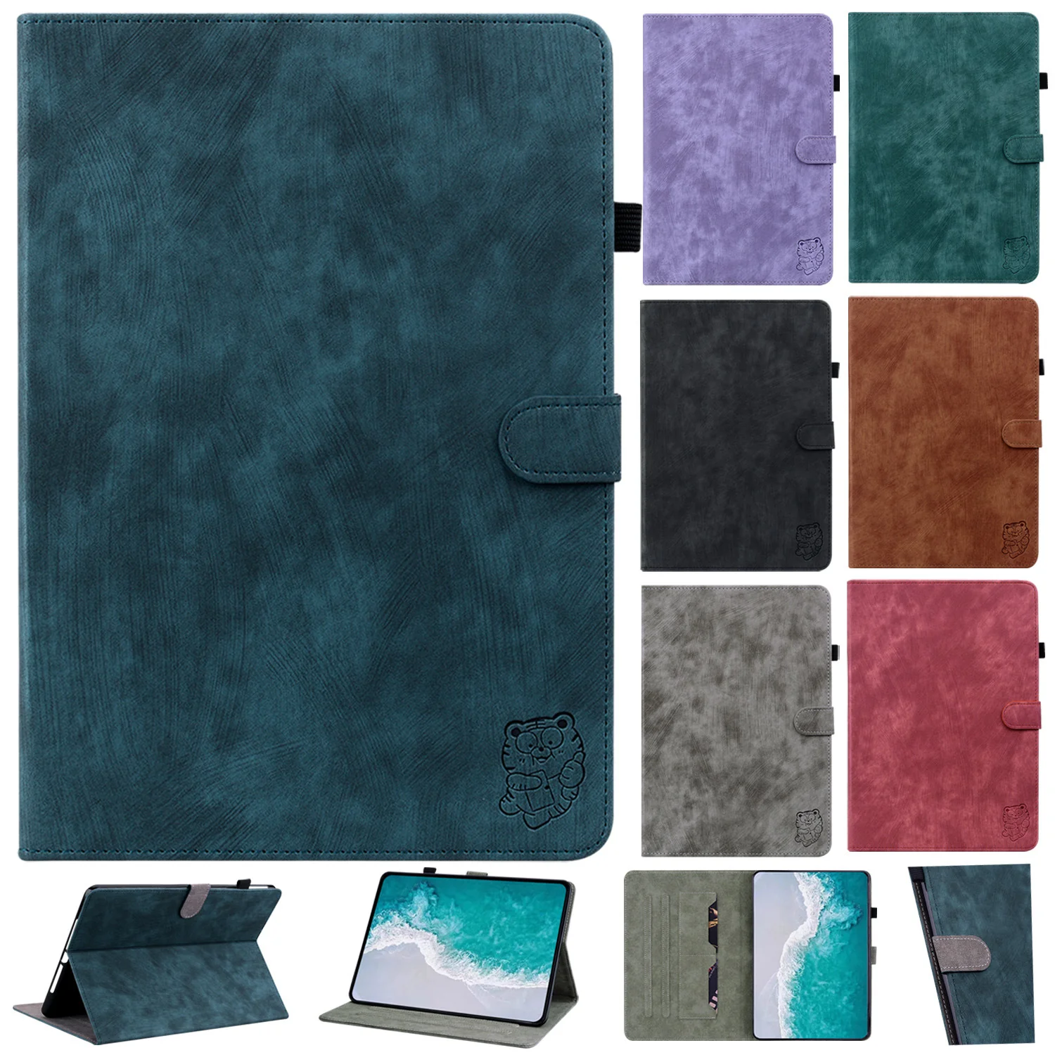 Lenovo Tab Legion Y700 8.8" inch 2023 (TB-320FC) - Cartoon Logo Leather Flip Stand Shockproof Case - Image 10