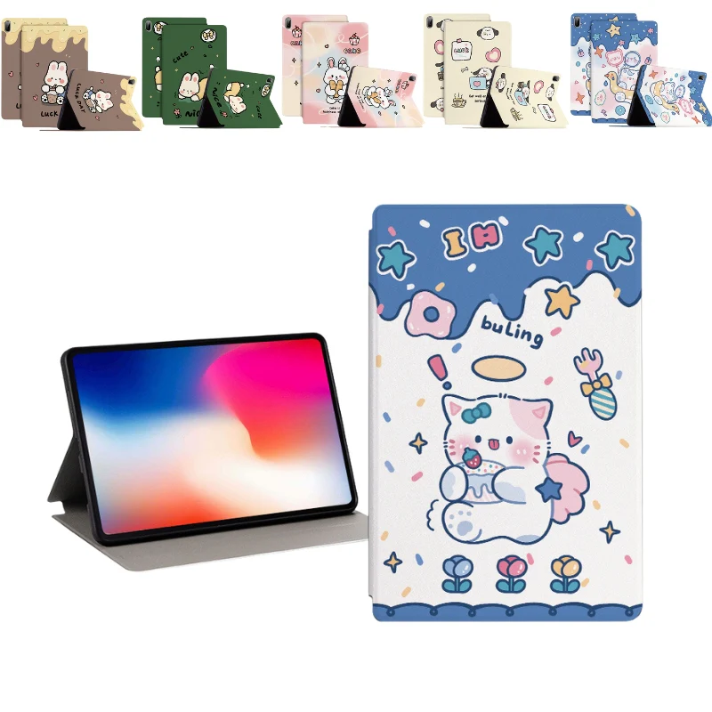 Lenovo Tab P11 11" Inch 2021 (TB-J606F) - Cartoon Animals Flip Leather Stand Case - Image 2
