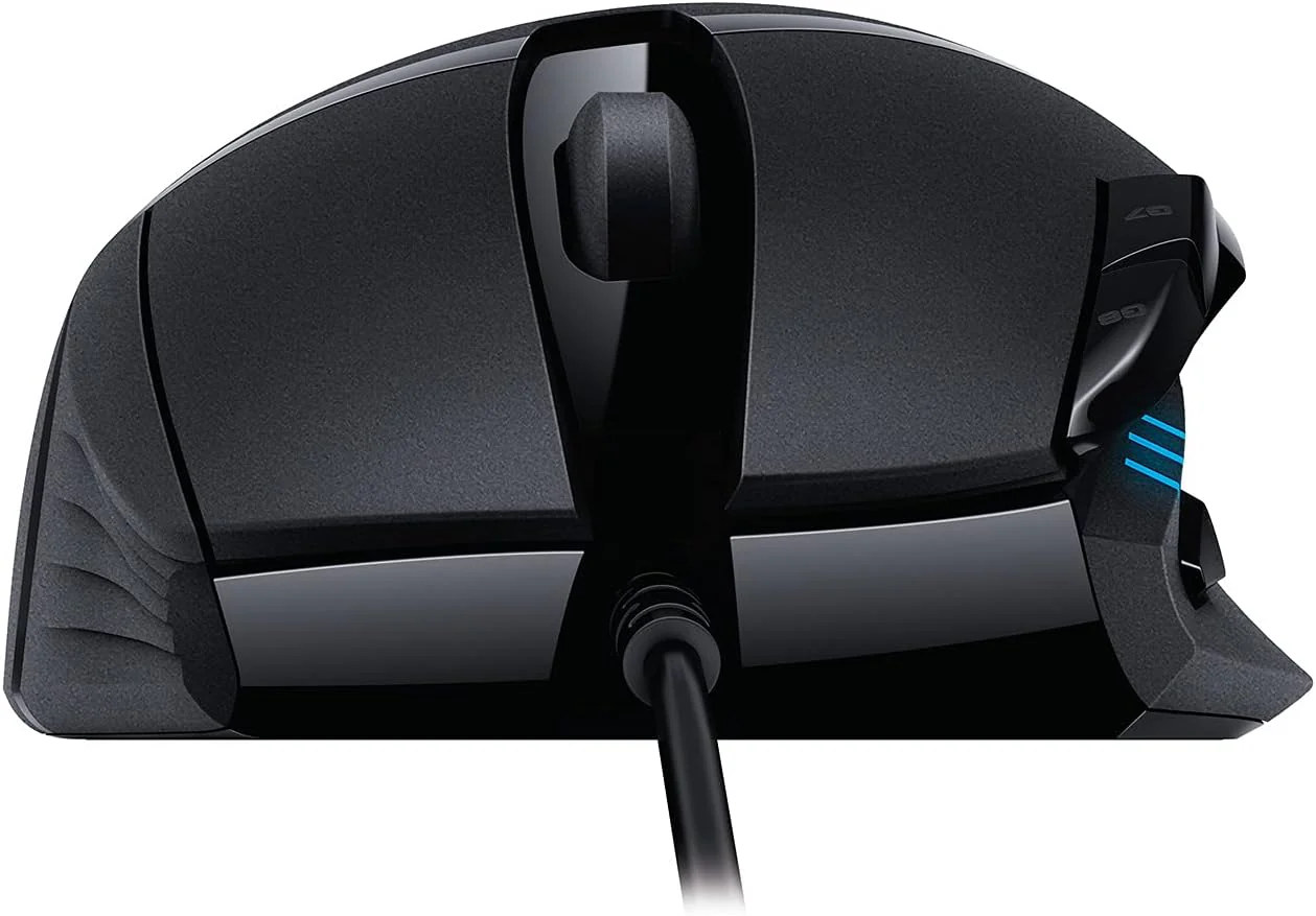 Logitech G402 Hyperion Fury Wired Gaming Mouse, 4,000 DPI, Lightweight, 8 Programmable Buttons, Compatible with PC/Mac - Black - Image 3