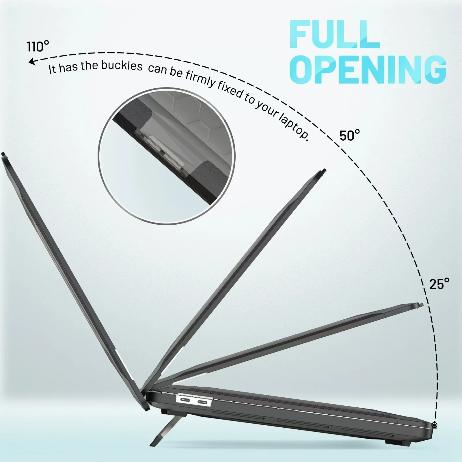 MacBook Air 15.3" 2023 A2941/A3114 Shockproof Heavy Duty Tough Case Cover - Image 15