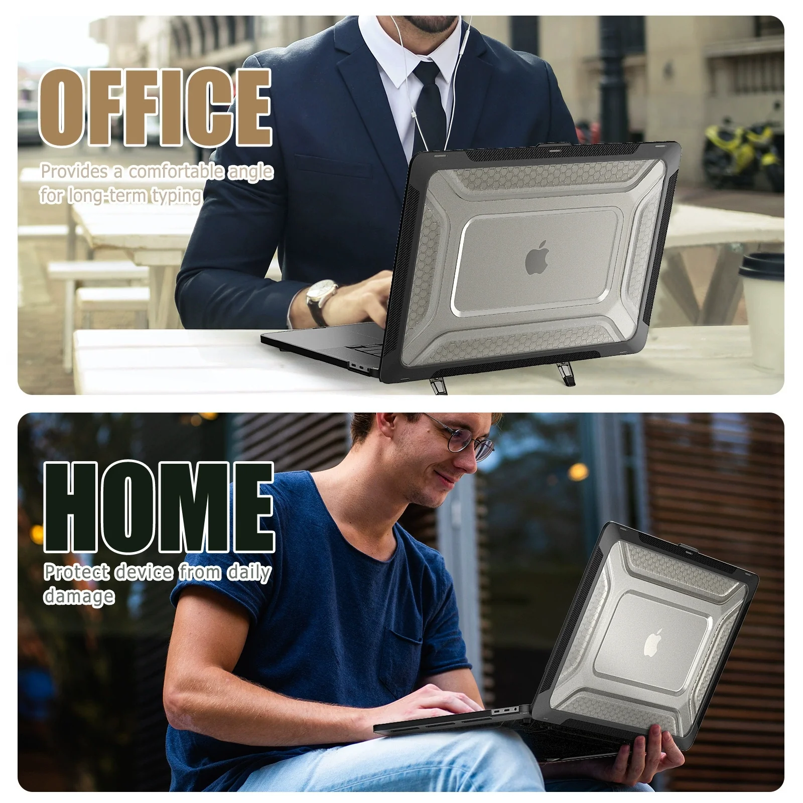 MacBook Air 15.3" 2023 A2941/A3114 Shockproof Heavy Duty Tough Case Cover - Image 8