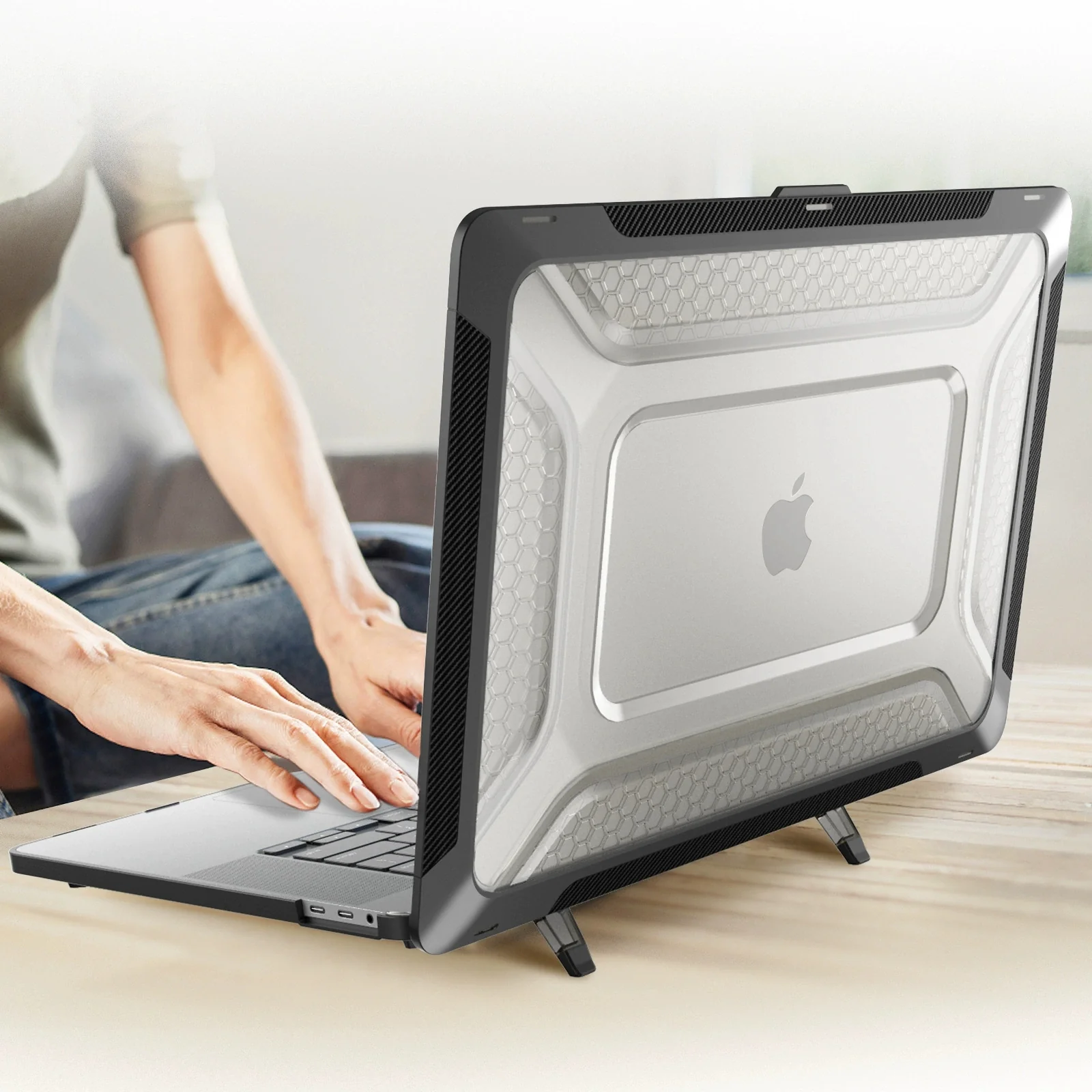 MacBook Air 15.3" 2023 A2941/A3114 Shockproof Heavy Duty Tough Case Cover - Image 9