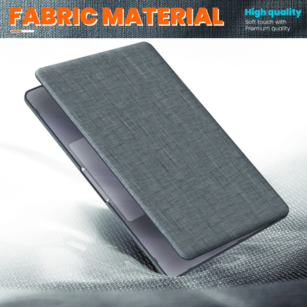 MacBook Air 15.3" M2 & M3 2023 & 2024 (A2941 & A3114) - Fabric Foldable Stand Protective Case - Image 6