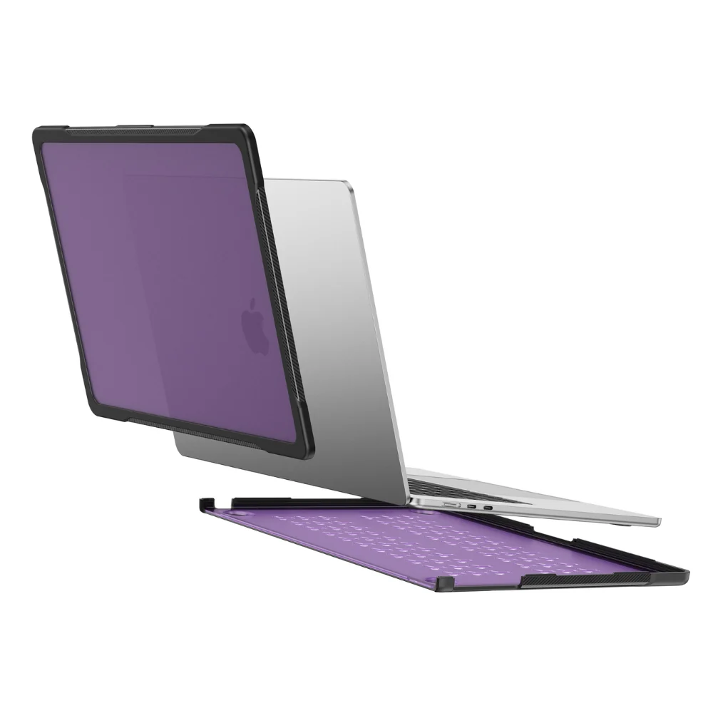 MacBook Pro 13" (A2338 M1 & A2251 & A2289) - Full Coverage Matte Transparent Shockproof Protective Case - Image 10