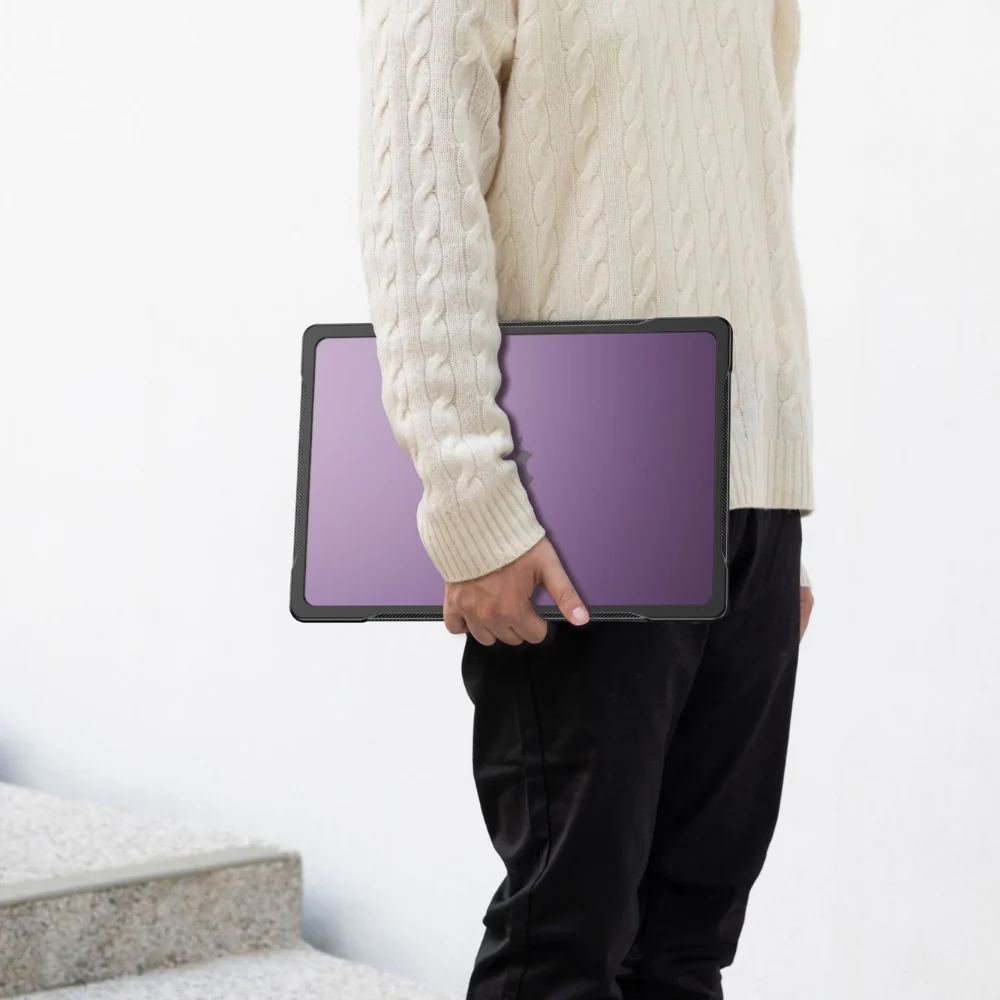MacBook Pro 13" (A2338 M1 & A2251 & A2289) - Full Coverage Matte Transparent Shockproof Protective Case - Image 14