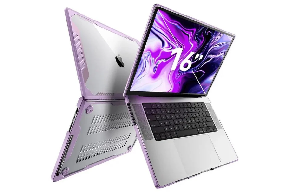 MacBook Pro 14.2" (A2442 & A2779) SUPCASE Ultra-thin Transparent Heat Dissipation Shockproof Protective Case - Image 2