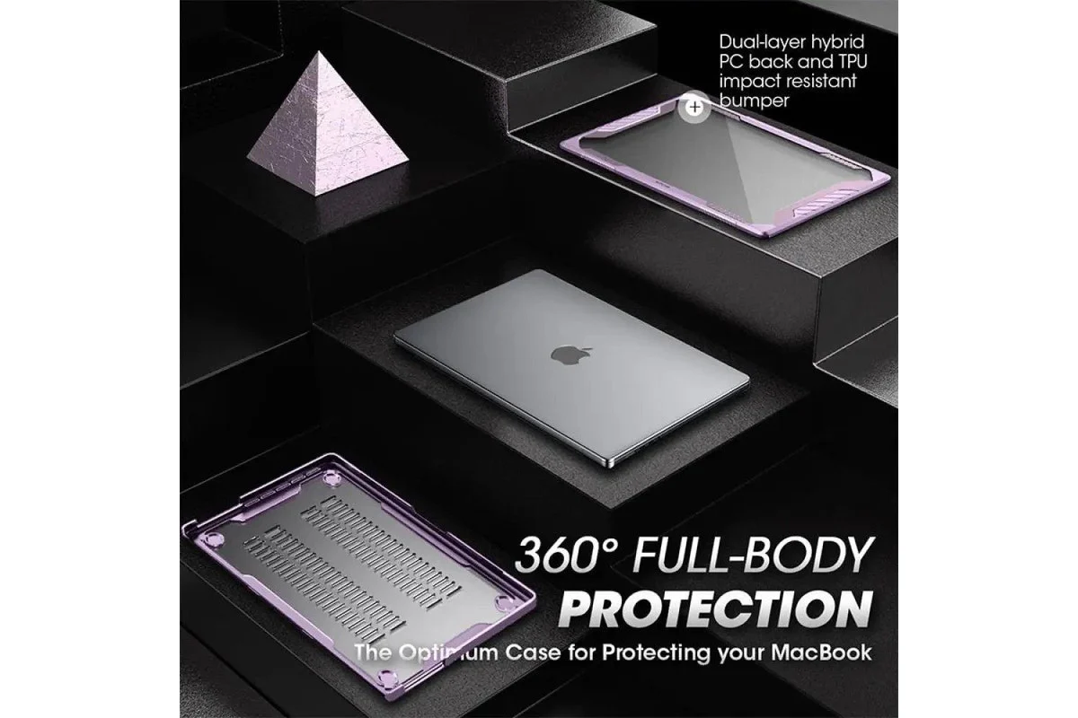 MacBook Pro 14.2" (A2442 & A2779) SUPCASE Ultra-thin Transparent Heat Dissipation Shockproof Protective Case - Image 8
