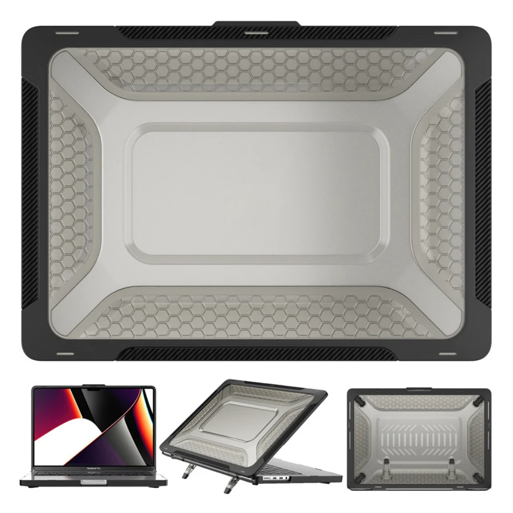 MacBook Pro 16.2" (A2141) - Foldable Stand Shockproof Protective Case - Image 2