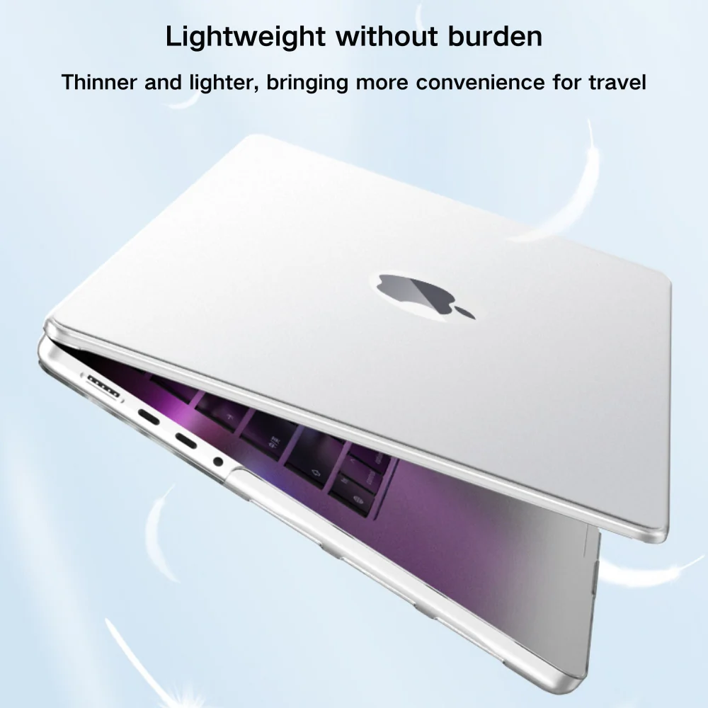 MacBook Pro 16.2" 2023 (A2991 M3 & A2780 M2) & 2021 (A2485 M1) - Matte Transparent Invisible Stand Protective Case - Image 10