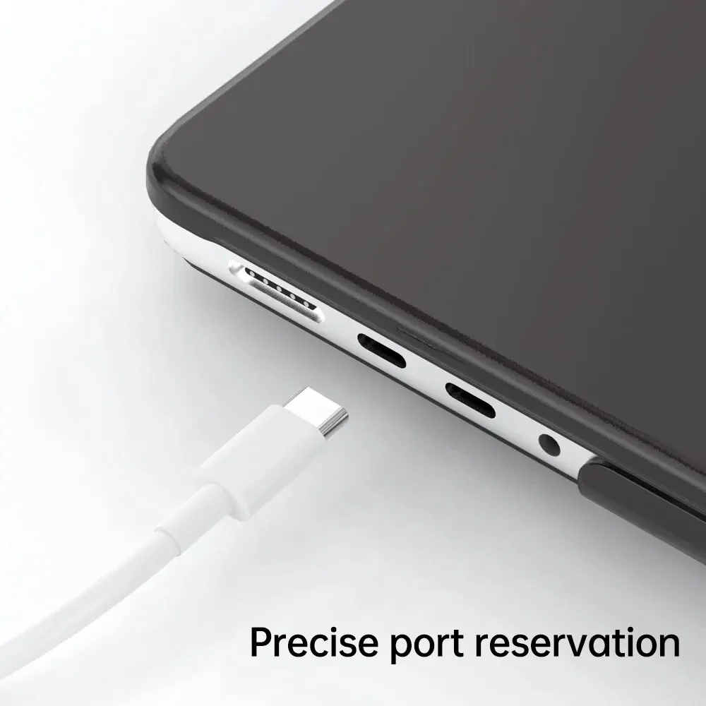 MacBook Pro 16.2" 2023 (A2991 M3 & A2780 M2) & 2021 (A2485 M1) - Matte Transparent Invisible Stand Protective Case - Image 14