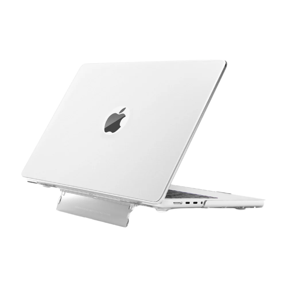 MacBook Pro 16.2" 2023 (A2991 M3 & A2780 M2) & 2021 (A2485 M1) - Matte Transparent Invisible Stand Protective Case - Image 3