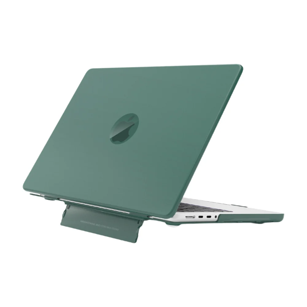 MacBook Pro 16.2" 2023 (A2991 M3 & A2780 M2) & 2021 (A2485 M1) - Matte Transparent Invisible Stand Protective Case - Image 4