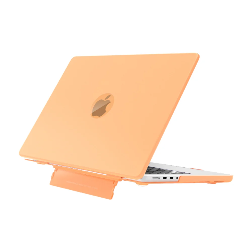 MacBook Pro 16.2" 2023 (A2991 M3 & A2780 M2) & 2021 (A2485 M1) - Matte Transparent Invisible Stand Protective Case - Image 6