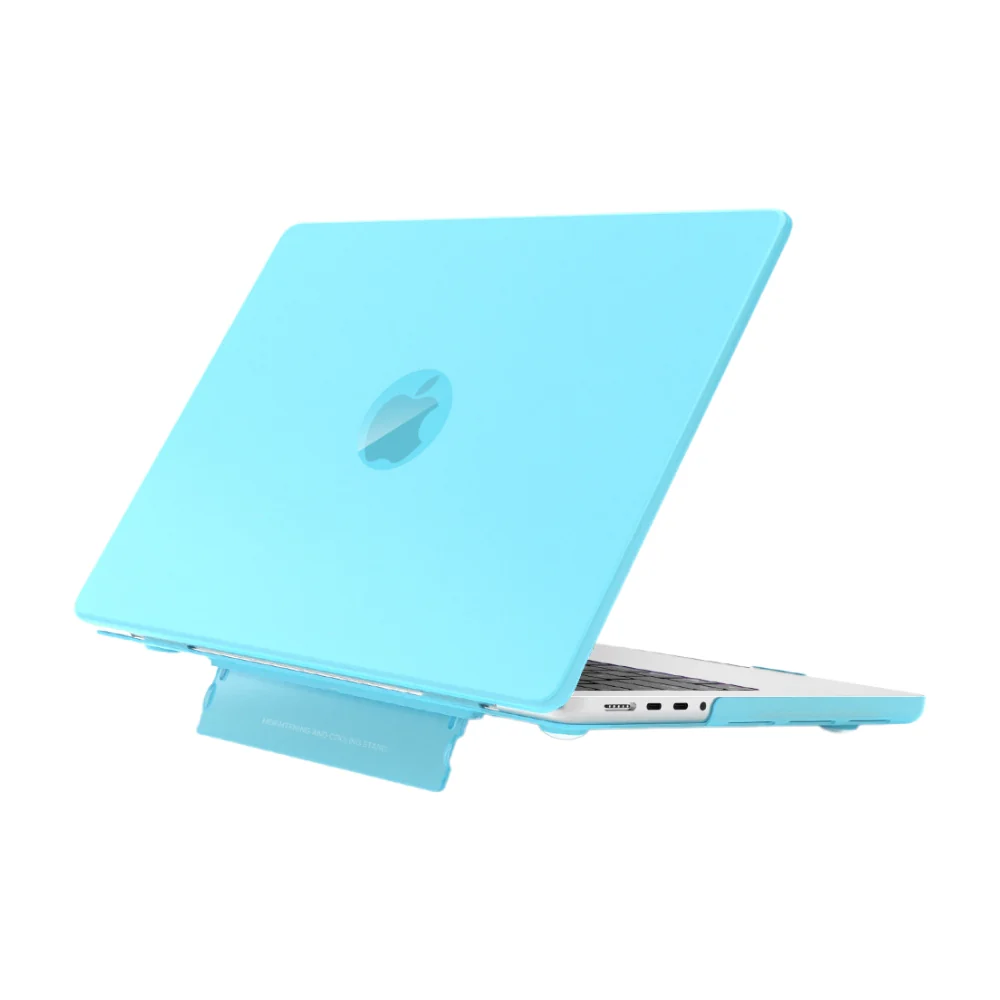 MacBook Pro 16.2" 2023 (A2991 M3 & A2780 M2) & 2021 (A2485 M1) - Matte Transparent Invisible Stand Protective Case - Image 7