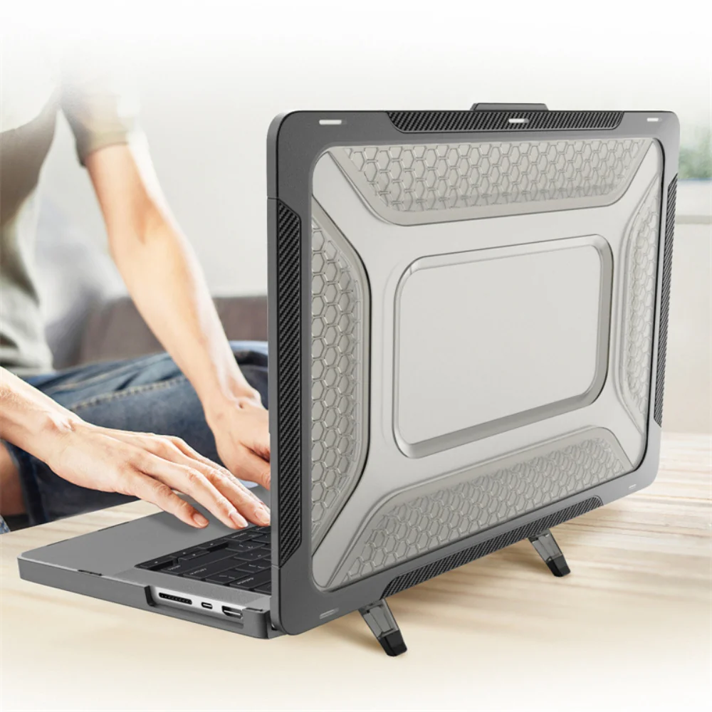 MacBook Pro 16.2" (A2141) - Foldable Stand Shockproof Protective Case - Image 10