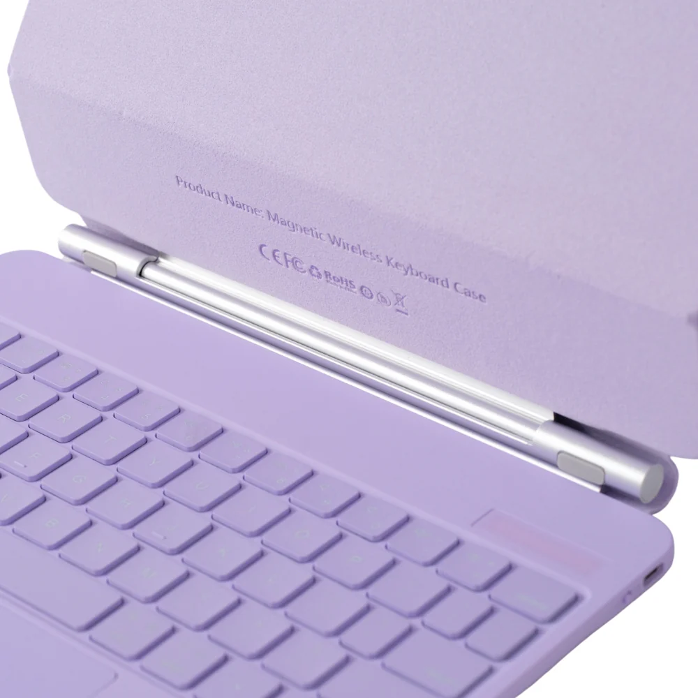 [Magic Keyboard] Apple iPad 10.9/11'' 10/11th Gen (2022/2025) - Precision Multi-Touch Trackpad Magnetic Smart Wireless Keyboard Case With Backlit Keys - Image 56