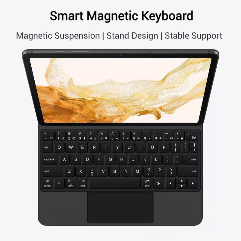 [Magic Keyboard] Samsung S9/FE/Plus/FE Plus - Precision Multi-Touch Trackpad Magnetic Smart Wireless Keyboard Case With Backlit Keys - Image 9