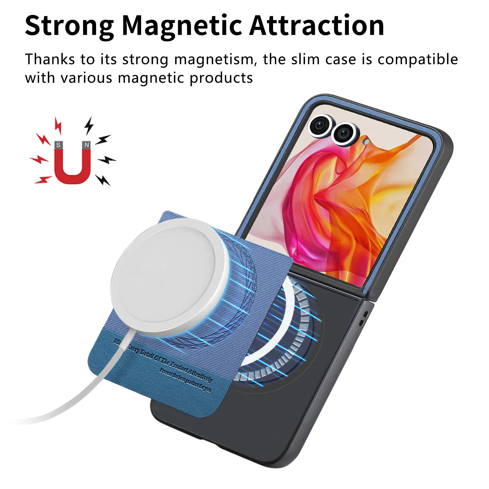 [Magnetic Compatible] Motorola Moto Razr 60/Ultra Textured Fabric-Style Shockproof Protective Case - Image 11