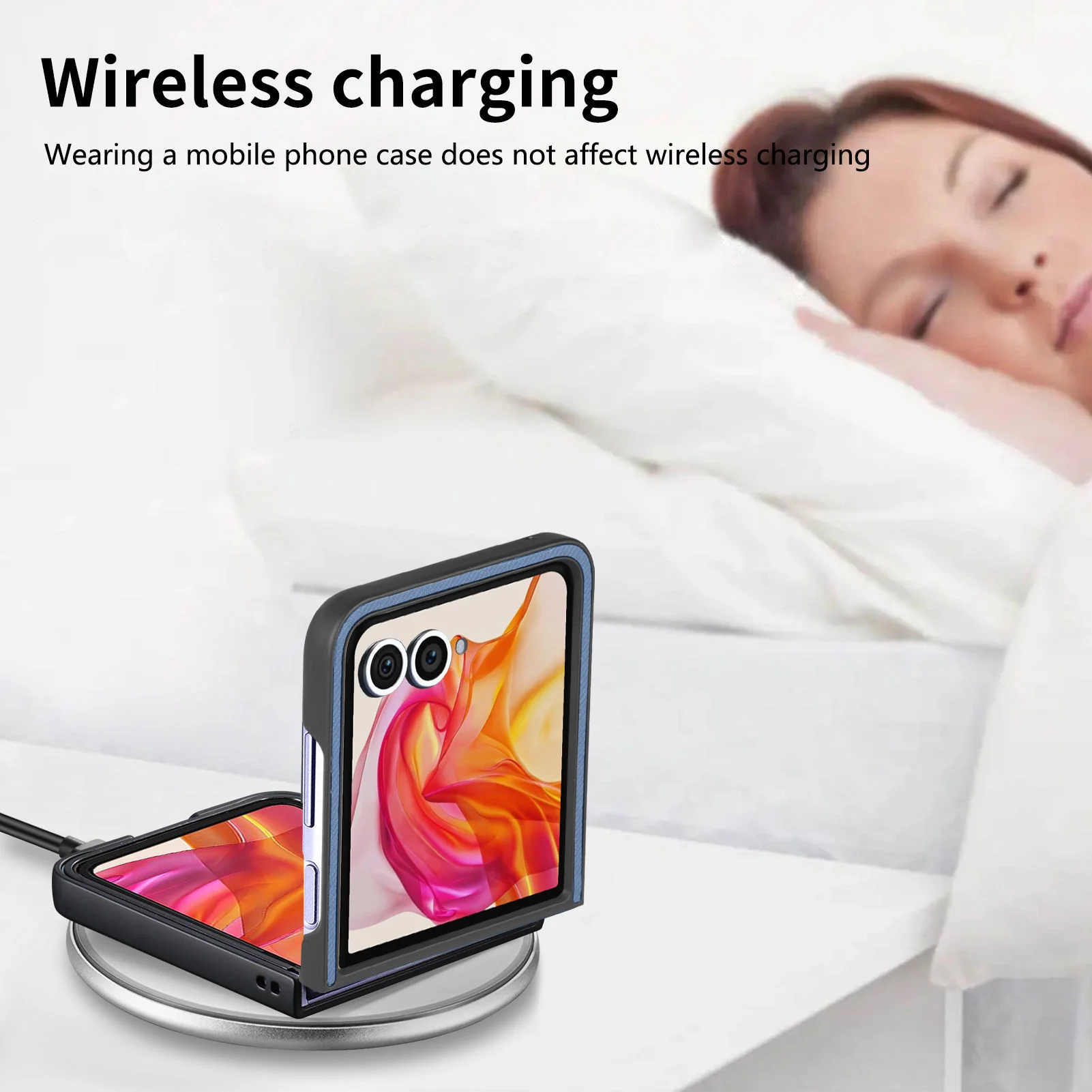 [Magnetic Compatible] Motorola Moto Razr 60/Ultra Textured Fabric-Style Shockproof Protective Case - Image 4