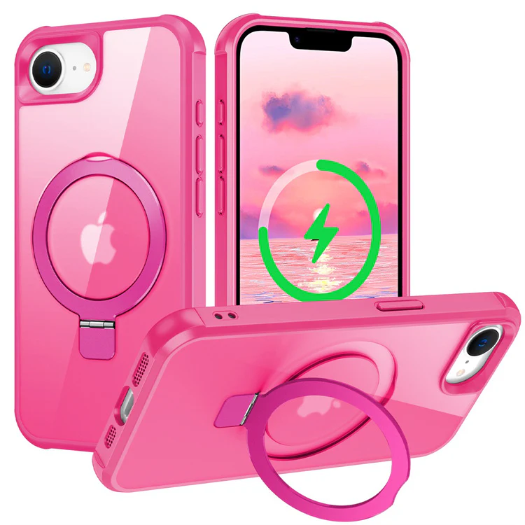 [Magsafe Compatible][360° Rotating Stand] Apple iPhone 16e & 17e Full-coverage Shockproof Essentials Series Case - Image 10