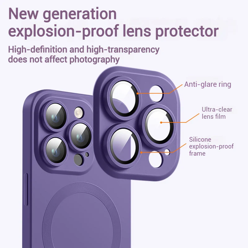 [Magsafe Compatible] Apple iPhone 15/Plus/Pro/Pro Max Liquid Silicone Anti-drop Ultra-thin Matte Essentials Series Case - Image 11