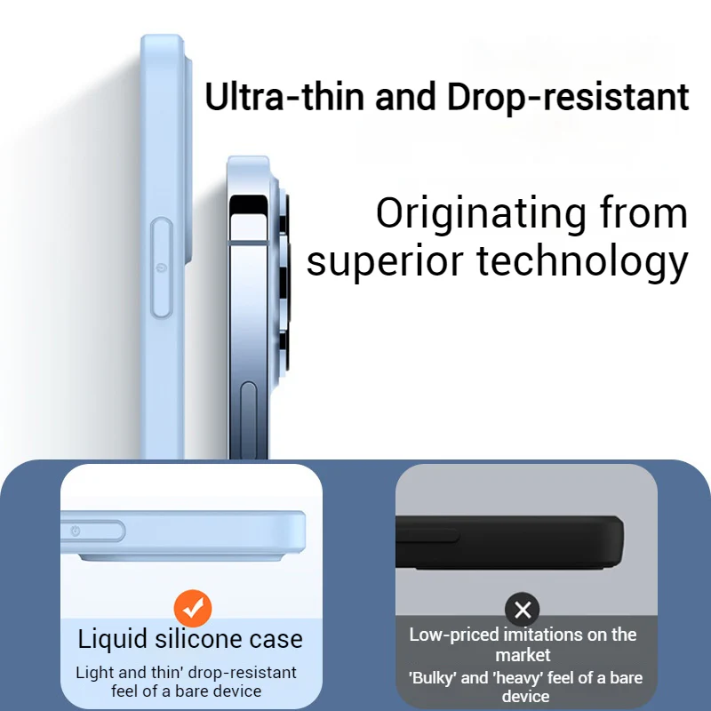 [Magsafe Compatible] Apple iPhone 15/Plus/Pro/Pro Max Liquid Silicone Anti-drop Ultra-thin Matte Essentials Series Case - Image 12