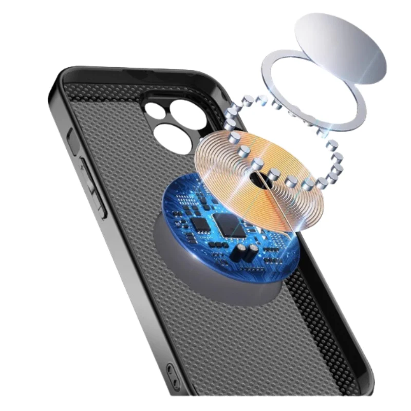 [Magsafe Compatible] Apple iPhone 15/15 Plus/15 Pro/15 Pro Max TPU Skin Feel Shockproof Moutain Case - Image 4